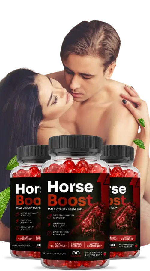 Horse Boost strawberry gummy product